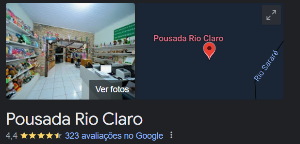 image 1 Foto do Google Meu Negócio da Pousada Rio Claro.