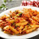 Clássica receita de macarrão com frango