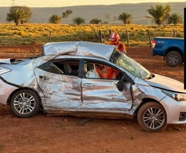 Tragédia na BR-174: colisão violenta entre carro e carreta mata dois trabalhadores em Mato Grosso