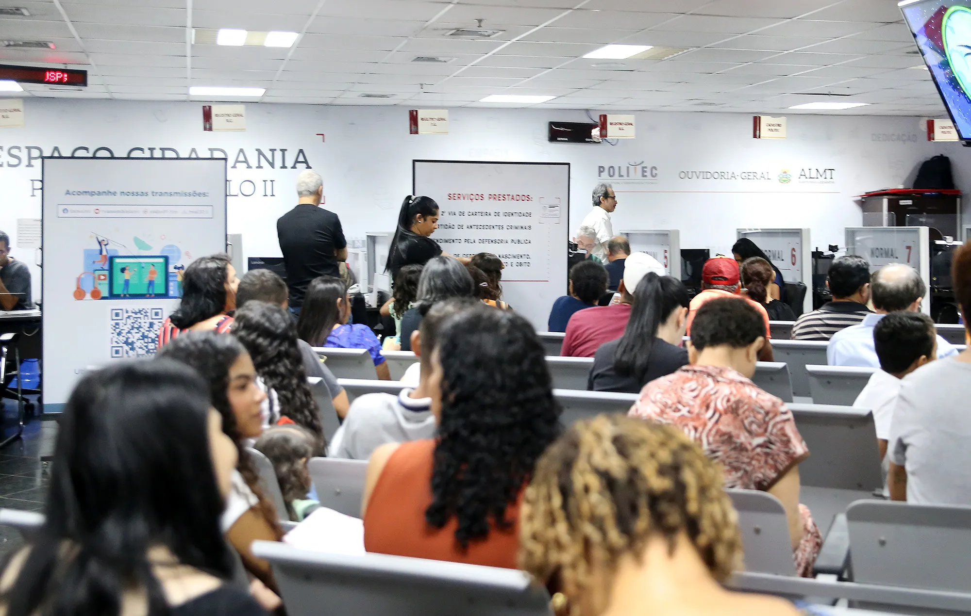Espaço Cidadania da ALMT mantém atendimento normal e emissão da CIN durante o período eleitoral em Cuiabá