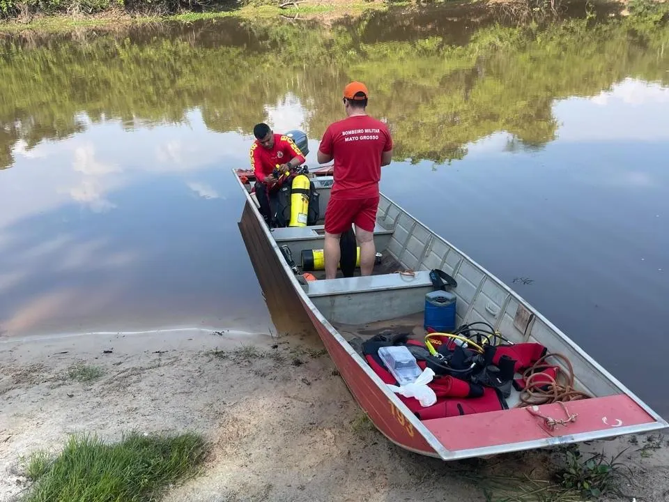 Bombeiros encontram corpo de homem que desapareceu ao nadar no Rio Tapirapé