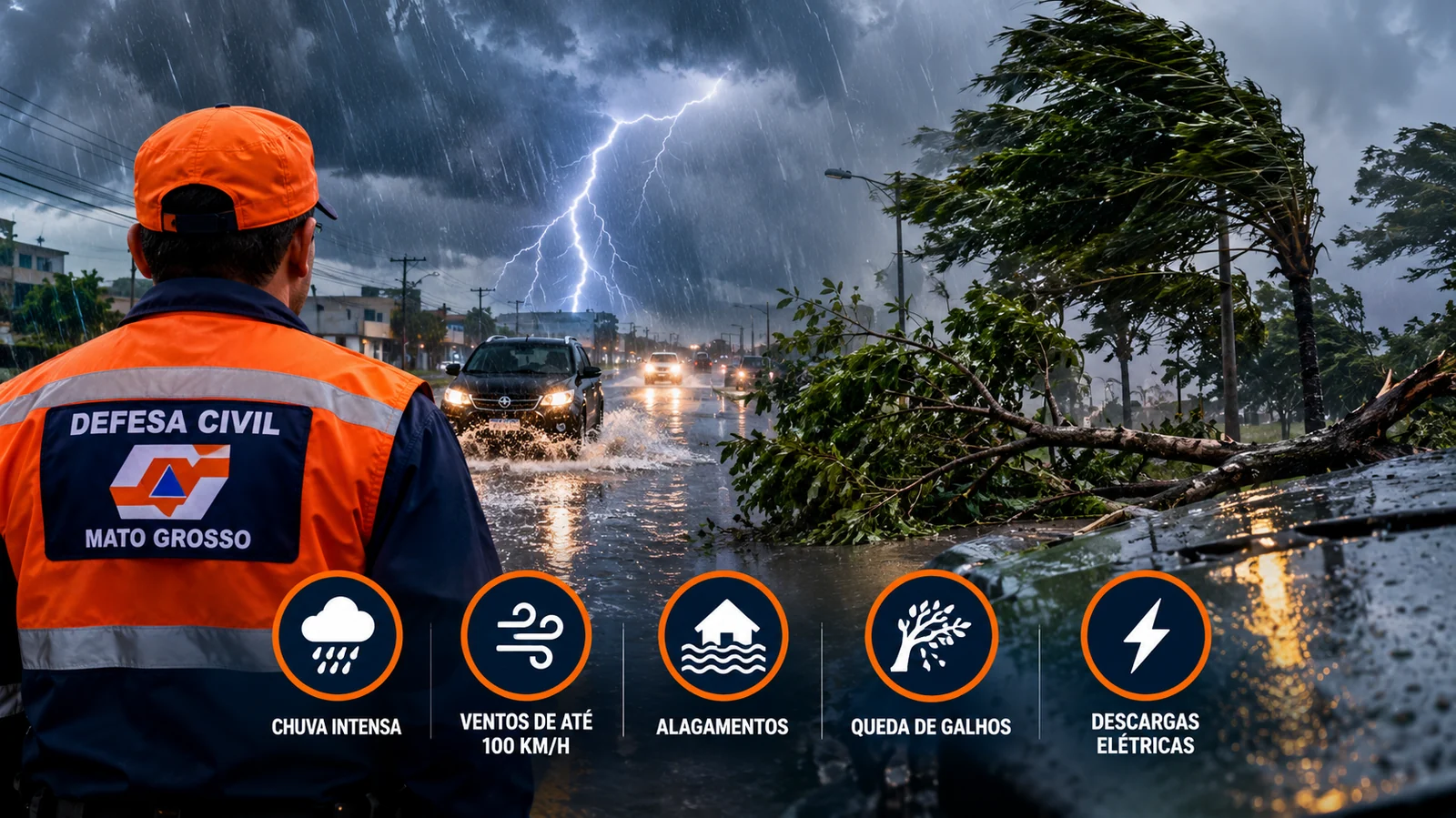 Alerta de Tempestade em Mato Grosso