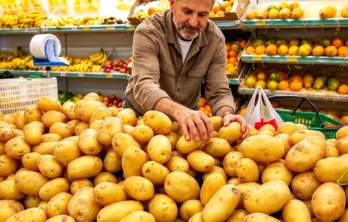 Entre os produtos que mais pressionaram a cesta básica na segunda semana de outubro, a batata apresentou a maior variação semana
