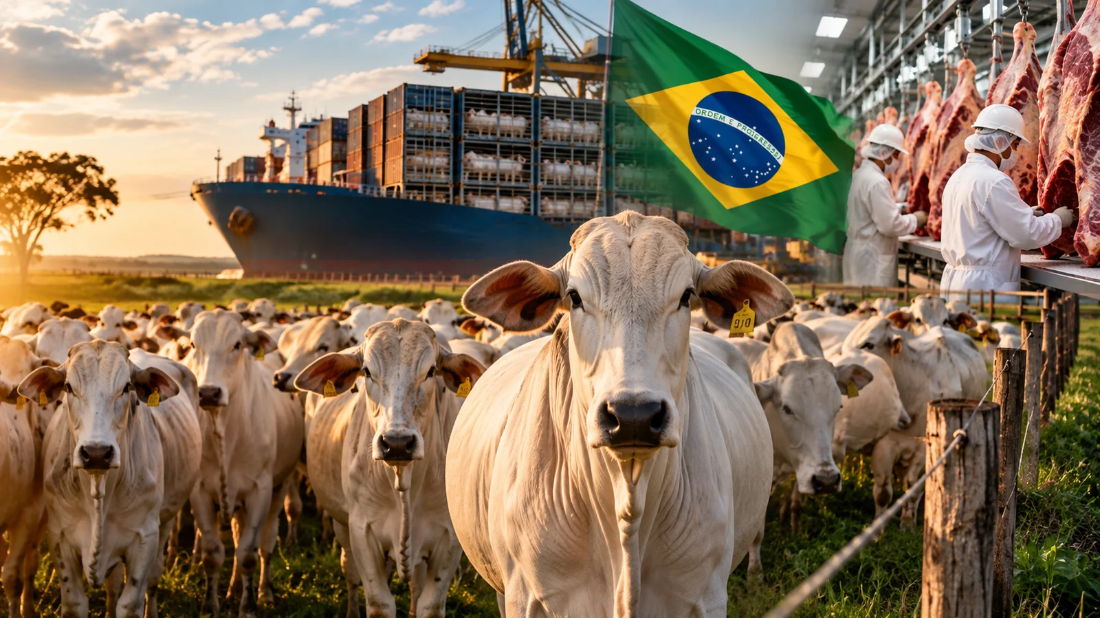 Gado Brasileiro_ Campo, Exportação e Indústria