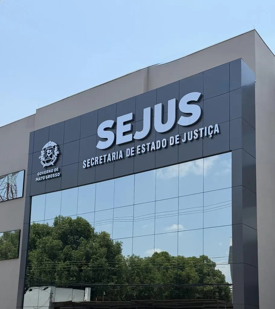 Fachada da Sejus-MT