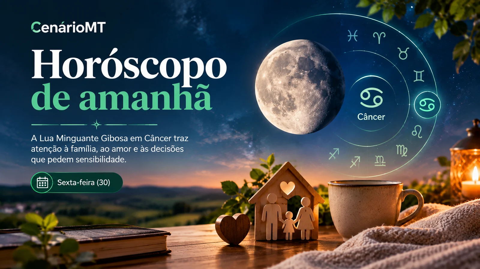 Horóscopo de Amanhã_ Lua e Câncer