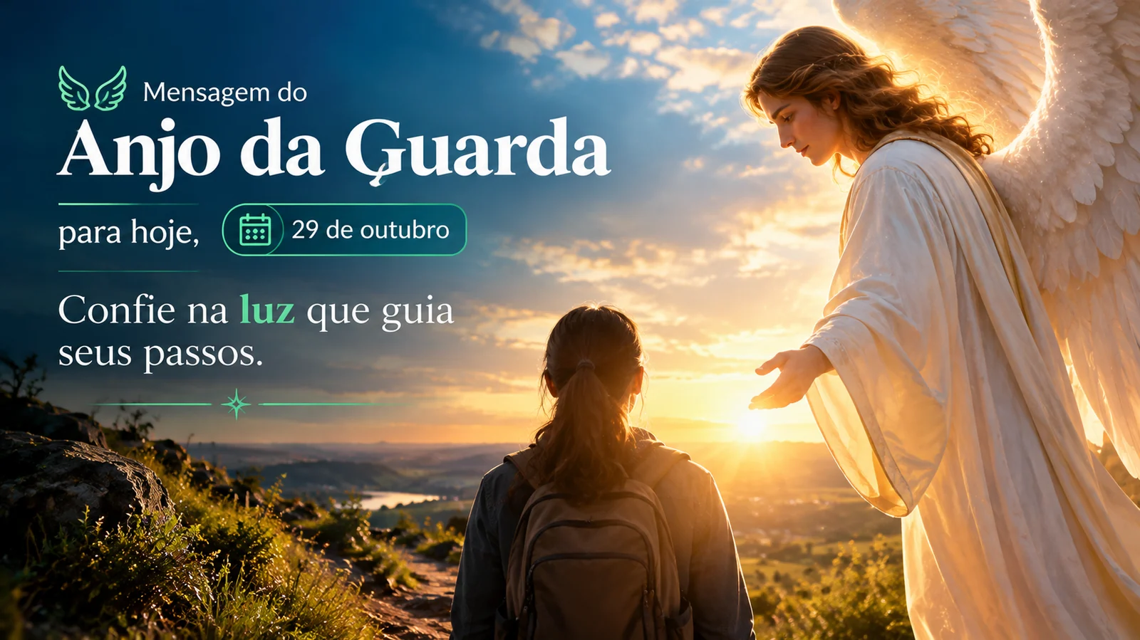 Mensagem do Anjo da Guarda para hoje