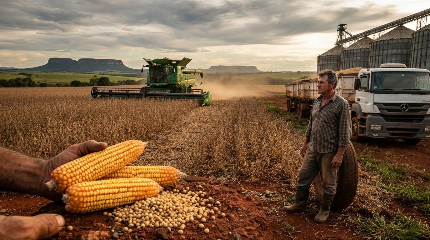 Notícias do agronegócio: preços de grãos e commodities