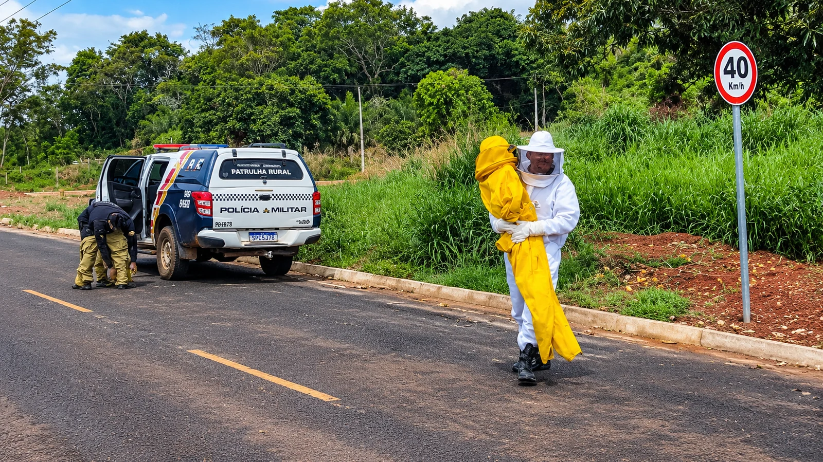 Ataque de abelhas deixa 9 pessoas feridas, incluindo bebê de 4 meses, em MT
