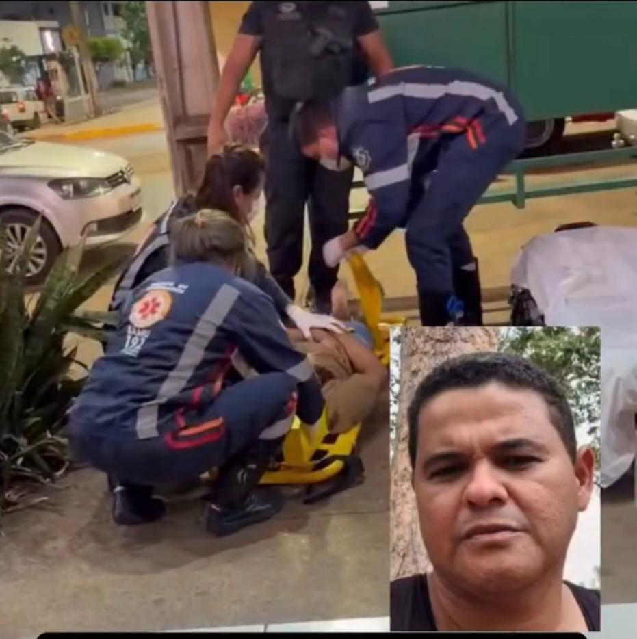 Crime ocorreu na noite de domingo, na região central do município; forças de segurança montaram uma força-tarefa para localizar o suspeito, que teria fugido em uma caminhonete Toyota Hilux.