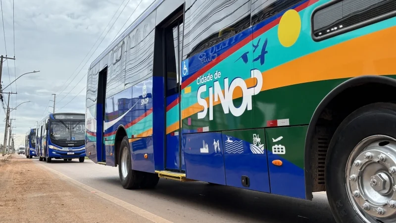 Passe livre no 2º turno: ônibus urbanos circulam de graça neste domingo (25) em Sinop
