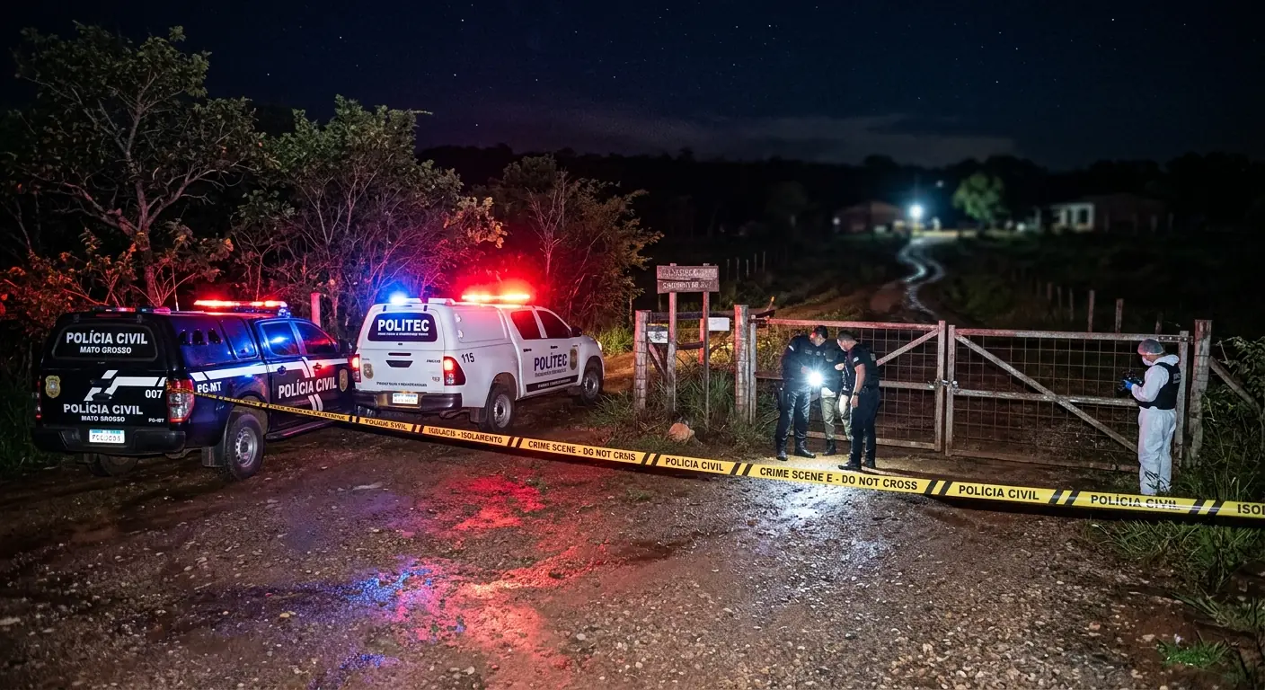 Homem de 40 anos é morto a facadas e vizinho se entrega à polícia em Cuiabá